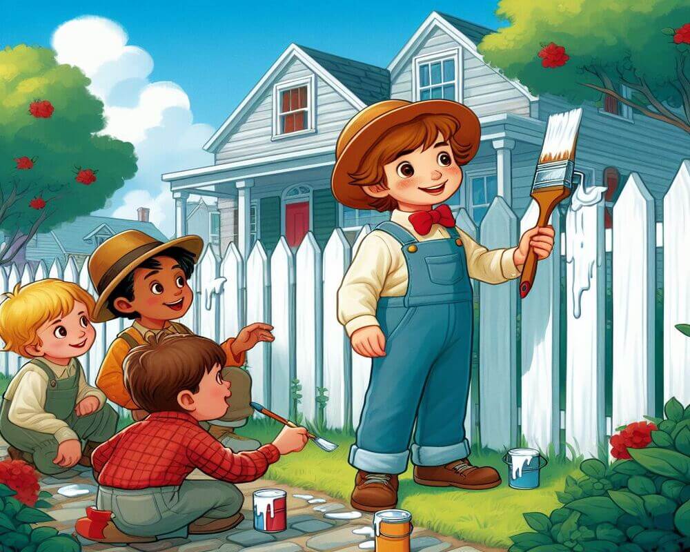 Read more about the article Tom Sawyer’s Great Whitewashing Adventure Story